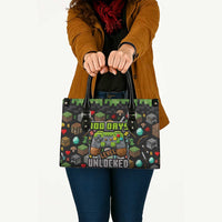 100 Days Level Unlocked Leather Bag Gaming 100 Days of School Boys