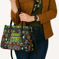 100 Days Level Unlocked Leather Bag Gaming 100 Days of School Boys