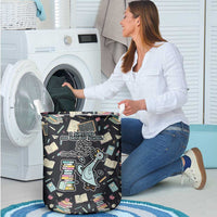 I Survived 100 Days of School Laundry Basket Funny Pigeon 100th Day Teacher