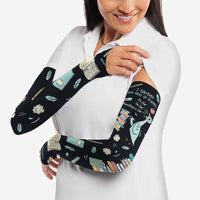 I Survived 100 Days of School Arm Sleeves Funny Pigeon 100th Day Teacher