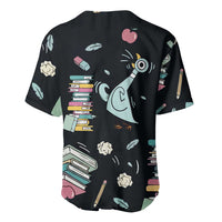 I Survived 100 Days of School Baseball Jersey Funny Pigeon 100th Day Teacher