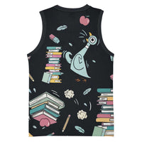 I Survived 100 Days of School Basketball Jersey Funny Pigeon 100th Day Teacher