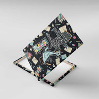 I Survived 100 Days of School Canvas Wall Art Funny Pigeon 100th Day Teacher
