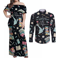 I Survived 100 Days of School Couples Matching Off Shoulder Maxi Dress and Long Sleeve Button Shirt Funny Pigeon 100th Day Teacher
