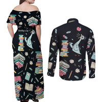 I Survived 100 Days of School Couples Matching Off Shoulder Maxi Dress and Long Sleeve Button Shirt Funny Pigeon 100th Day Teacher