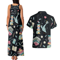 I Survived 100 Days of School Couples Matching Tank Maxi Dress and Hawaiian Shirt Funny Pigeon 100th Day Teacher