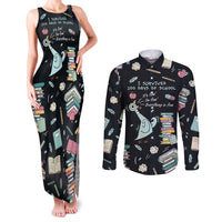 I Survived 100 Days of School Couples Matching Tank Maxi Dress and Long Sleeve Button Shirt Funny Pigeon 100th Day Teacher