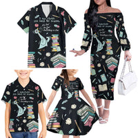 I Survived 100 Days of School Family Matching Off The Shoulder Long Sleeve Dress and Hawaiian Shirt Funny Pigeon 100th Day Teacher