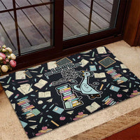 I Survived 100 Days of School Rubber Doormat Funny Pigeon 100th Day Teacher