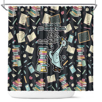 I Survived 100 Days of School Shower Curtain Funny Pigeon 100th Day Teacher