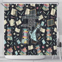 I Survived 100 Days of School Shower Curtain Funny Pigeon 100th Day Teacher