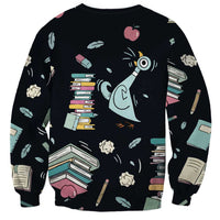I Survived 100 Days of School Sweatshirt Funny Pigeon 100th Day Teacher