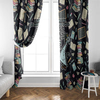 I Survived 100 Days of School Window Curtain Funny Pigeon 100th Day Teacher