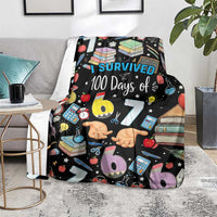 I Survived 100 Days of 67 Blanket 100th Day of School Teachers Kids