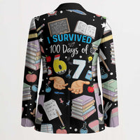 I Survived 100 Days of 67 Blazer 100th Day of School Teachers Kids