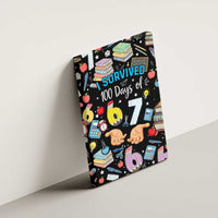 I Survived 100 Days of 67 Canvas Wall Art 100th Day of School Teachers Kids