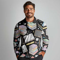 I Survived 100 Days of 67 Long Sleeve Polo Shirt 100th Day of School Teachers Kids