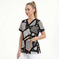 I Survived 100 Days of 67 Scrub Top 100th Day of School Teachers Kids