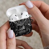 Whisky Neat AirPods Case Vintage Bold Statement Design