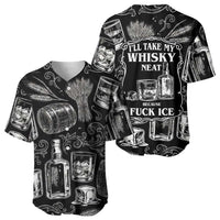 Whisky Neat Baseball Jersey Vintage Bold Statement Design