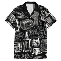 Whisky Neat Family Matching Off Shoulder Maxi Dress and Hawaiian Shirt Vintage Bold Statement Design