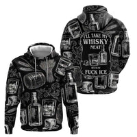 Whisky Neat Hoodie Vintage Bold Statement Design