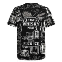 Whisky Neat Rugby Jersey Vintage Bold Statement Design