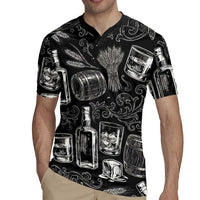 Whisky Neat Rugby Jersey Vintage Bold Statement Design
