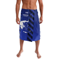 Greek Pride Lavalava with Ancient Sculpture and National Map Graphic