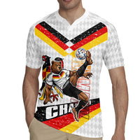 Personalized Germany Football Bear Mascot Rugby Jersey Germany Flag Eagle Shield Distressed Comic Art