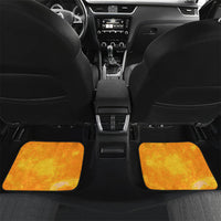 Personalized Ivory Coast Football Car Mats Elephant Mascot Flag - Comic Style Graphic