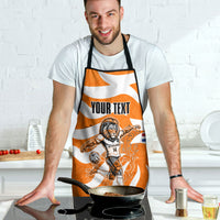 Personalized Netherlands Football Lion Mascot Apron Dutch Orange Flag Windmill Symbol Comic