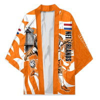 Personalized Netherlands Football Lion Mascot Kimono Dutch Orange Flag Windmill Symbol Comic
