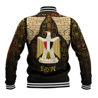 Anubis Egypt Baseball Jacket with Ancient Hieroglyph Pharaoh Spirit