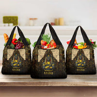 Anubis Egypt Grocery Bag with Ancient Hieroglyph Pharaoh Spirit