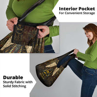 Anubis Egypt Grocery Bag with Ancient Hieroglyph Pharaoh Spirit