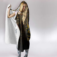Anubis Egypt Hooded Blanket with Ancient Hieroglyph Pharaoh Spirit