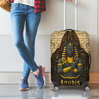 Anubis Egypt Luggage Cover with Ancient Hieroglyph Pharaoh Spirit