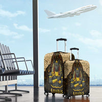 Anubis Egypt Luggage Cover with Ancient Hieroglyph Pharaoh Spirit