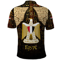 Anubis Egypt Polo Shirt with Ancient Hieroglyph Pharaoh Spirit