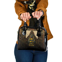 Anubis Egypt Shoulder Handbag with Ancient Hieroglyph Pharaoh Spirit