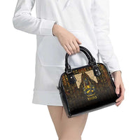 Anubis Egypt Shoulder Handbag with Ancient Hieroglyph Pharaoh Spirit