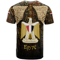 Anubis Egypt T Shirt with Ancient Hieroglyph Pharaoh Spirit
