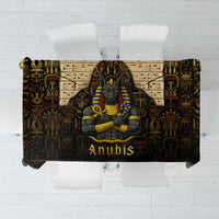 Anubis Egypt Tablecloth with Ancient Hieroglyph Pharaoh Spirit