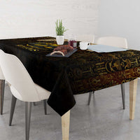 Anubis Egypt Tablecloth with Ancient Hieroglyph Pharaoh Spirit