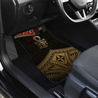 Ankh Eye of Horus Egypt Car Mats with Ancient Black Gold Hieroglyph Spirit