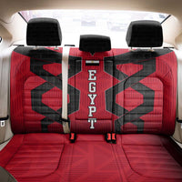 Egypt Flag Emblem Back Car Seat Cover with Red Black Bold Spirit