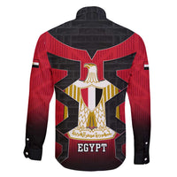 Egypt Flag Emblem Family Matching Puletasi and Hawaiian Shirt with Red Black Bold Spirit