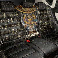 Pharaoh King Tut Egypt Back Car Seat Cover with Hieroglyphic Gold Pattern