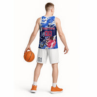 Personalized Japan Football Basketball Jersey Kitsune Samurai Mascot - Traditional Wave Heritage